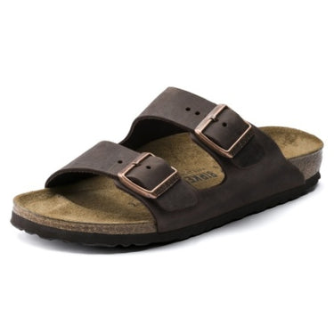 Birkenstock Arizona Sandal Habana Oiled Leather Narrow Fit